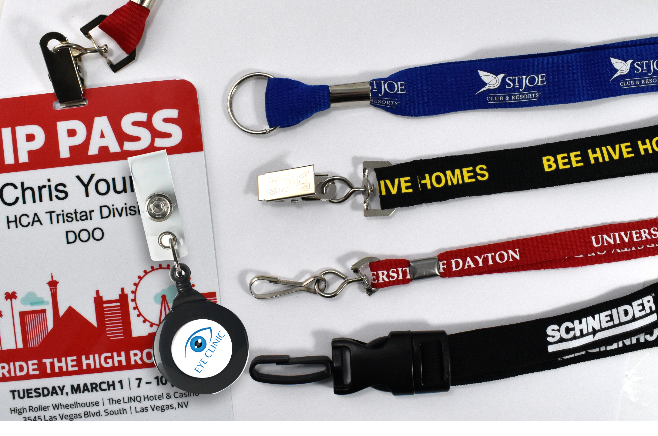 Advertising Lanyard Badge Reels