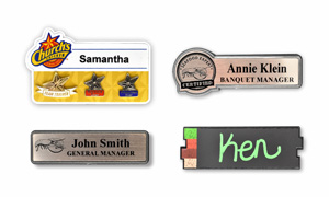 Molded Plastic Name Badges