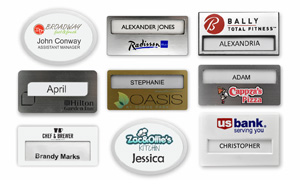 Plastic Window Name Badges